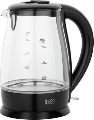 Teesa TSA1511B Elektriskā Tējkanna / 1700 ml / 2200 W / Melna Elektriskā Tējkanna