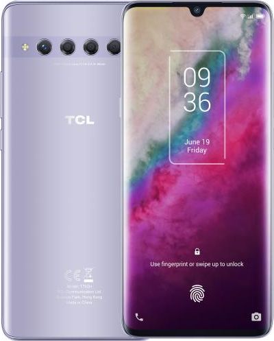 Smartfon TCL 10L Plus 6/64GB Dual SIM Srebrno-szary 9858612 (4894461860480) Mobilais Telefons