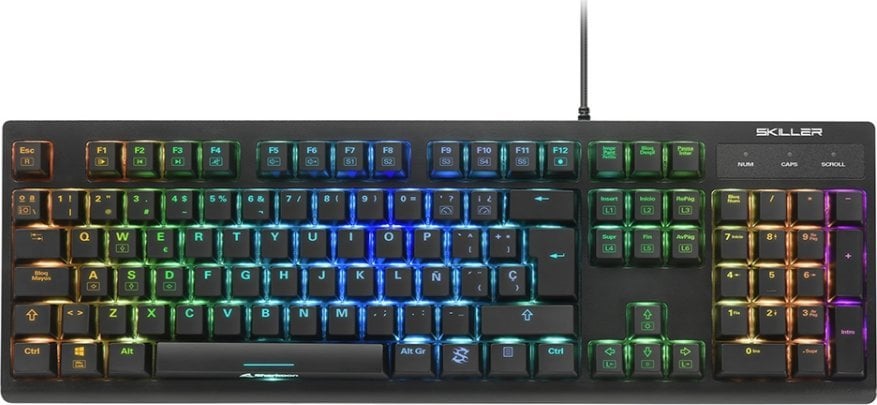 ES layout - Sharkoon SKILLER SGK30, gaming keyboard (black, Huano Blue) klaviatūra