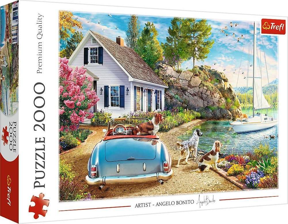 Puzzle 2000 elements Summer haven puzle, puzzle