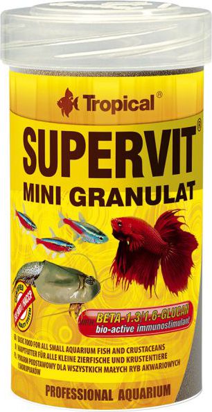 Tropical SUPERVIT mini GRANULAT PUSZKA 250ml 008744 (5900469604243) zivju barība