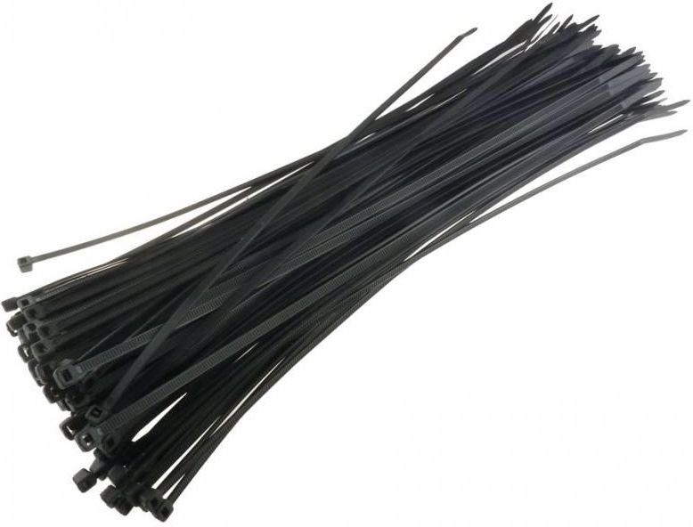 Techly Nylon cable ties 100 x 2.5mm 100pcs black Serveru aksesuāri