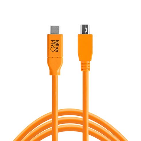 Tether Tools USB-C - 4.6 m Pomaranczowy (TET-CUC2515-ORG) foto, video aksesuāri