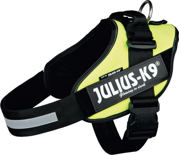 Trixie Szelki Julius-K9, rozm.2/L-XL, 71-96 cm, neonowy zolty TX-14867