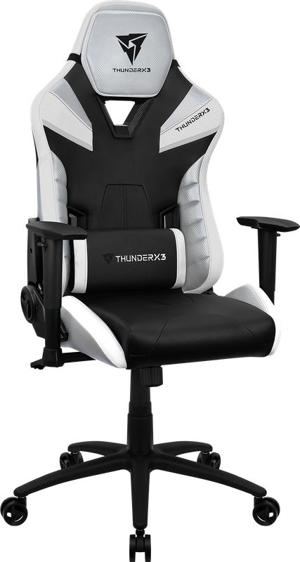 ThunderX3 TC5 Gaming Stuhl - komplett weis datorkrēsls, spēļukrēsls