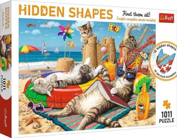 Trefl Puzzle 1000pcs Cat's Holiday 10674 puzle, puzzle