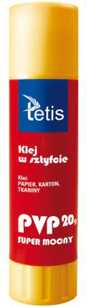 Tetis Klej w sztyfcie 20g WIKR-009734 (5906858018172) biroja tehnikas aksesuāri