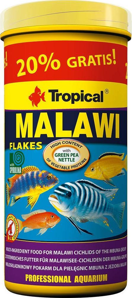 Tropical Tropical Malawi 500ml + 20% gratis, pokarm dla pyszczakow z jeziora Malawi 76937 (5900469700754) zivju barība