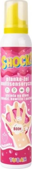 TUBAN SHOCK! Multisensoryczny pianko-zel Truskawkowy GXP-765352 (5901087034016) materiāli konstruktoriem