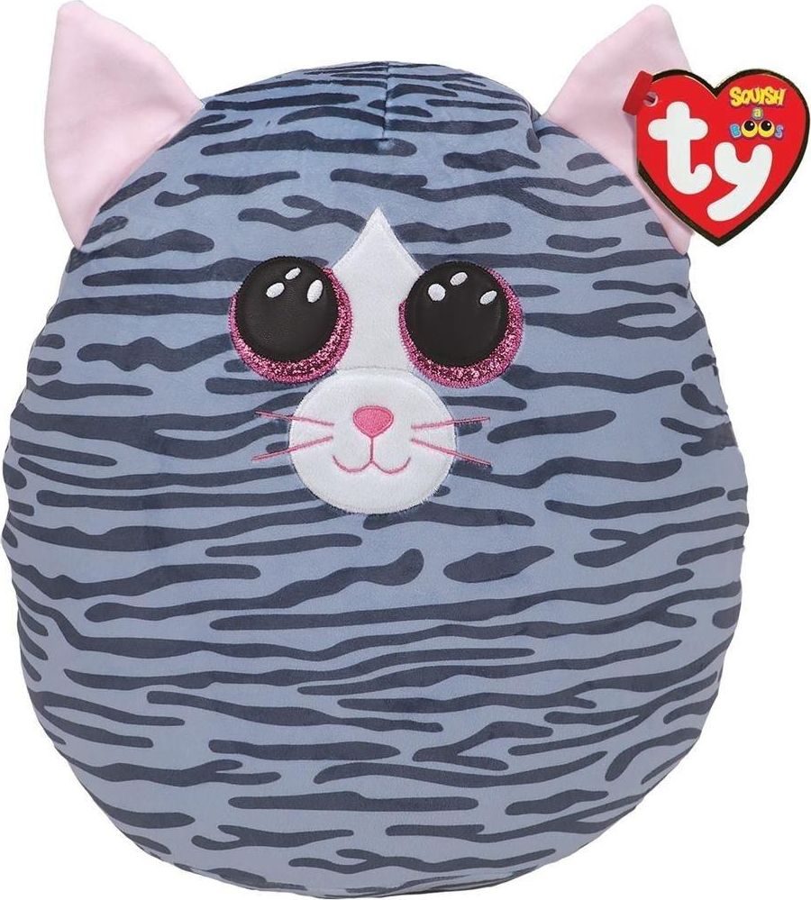 TY Squish-a-Boos Kiki szary kot 30cm 454468 (0008421391905)