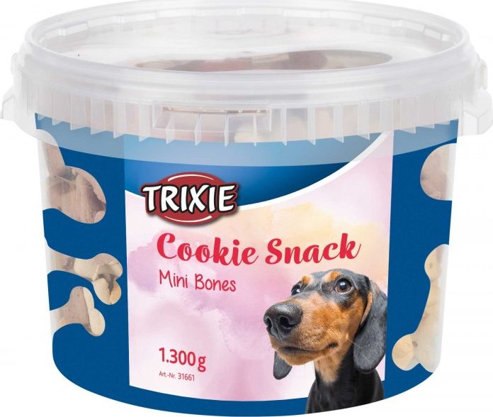 Trixie Przysmak Cookie Snack Mini Bones, 1,300 g TX-31661 (4011905316611)