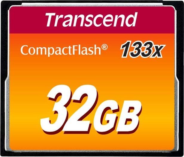 Transcend Compact Flash 32GB MLC 133X TS32GCF133, 32 GB,   5704327506294 atmiņas karte