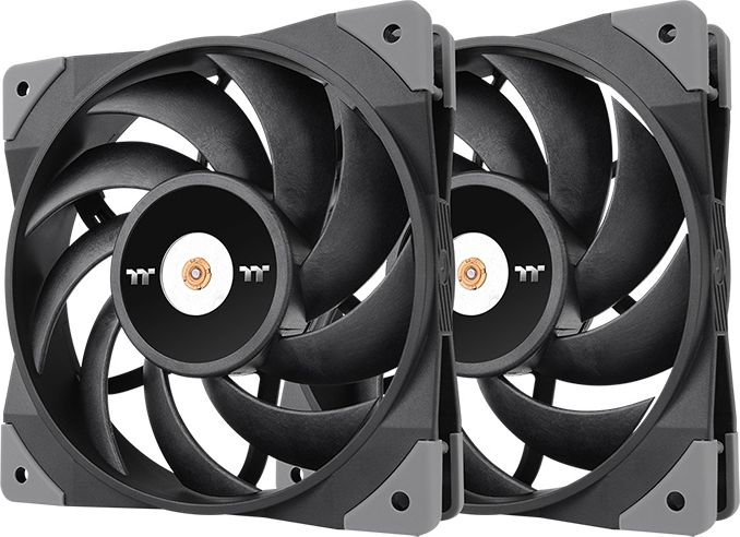 Thermaltake TOUGHFAN 12 Radi.Fan 2P black 120x120x25 - CL-F082-PL12BL-A ventilators