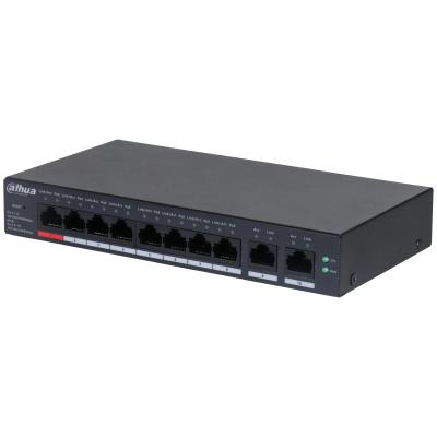 Switch|DAHUA|CS4010-8GT-110|Type L2|Desktop/pedestal|8x10Base-T / 100Base-TX / 1000Base-T|PoE ports 8|DH-CS4010-8GT-110 komutators