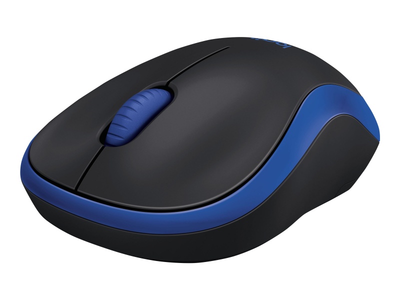 LOGITECH Wireless Mouse M185 Blue Datora pele