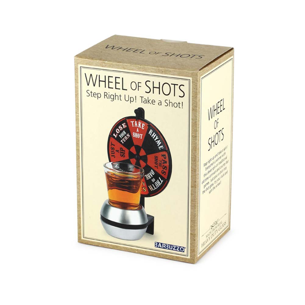 Barbuzzo Wheel of Shots - The Perfect Party Drinking Game Virtuves piederumi
