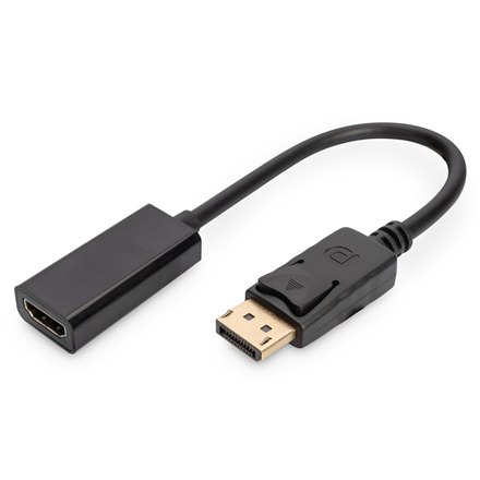 ASSMANN Displayport 1.1a Adapter Cable DP M (plug)/HDMI A F(jack) 0,15m black