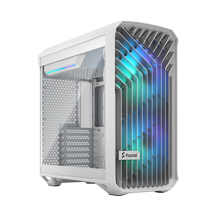 Fractal Design Torrent Compact RGB White TG clear tint, Mid-Tower, Power supply included No Datora korpuss