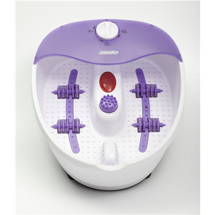 Mesko Foot massager MS 2152  Number of accessories included 3, White/Purple masāžas ierīce