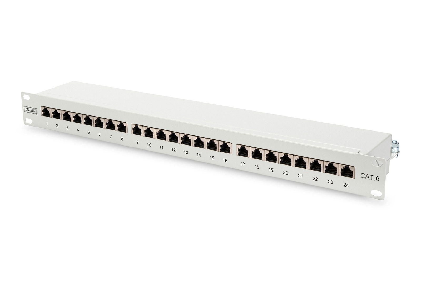 DIGITUS 19'' CAT6 patch panel 24-port STP Serveru aksesuāri