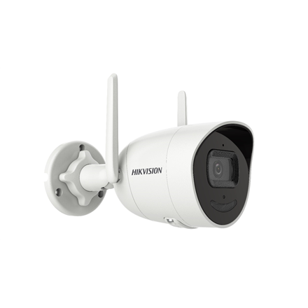 Hikvision IP Camera DS-2CV2041G2-IDW(E) F2.8 Bullet, 4MP, WiFi, FOV95, H265, IR up to 30m, IP66, White novērošanas kamera