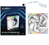 Lian Li UNI FAN SL Wireless ARGB PWM Lufter - 120 mm, weis ventilators