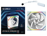 Lian Li UNI FAN SL Wireless ARGB PWM Lufter - Reverse Blade, 120 mm, weis ventilators