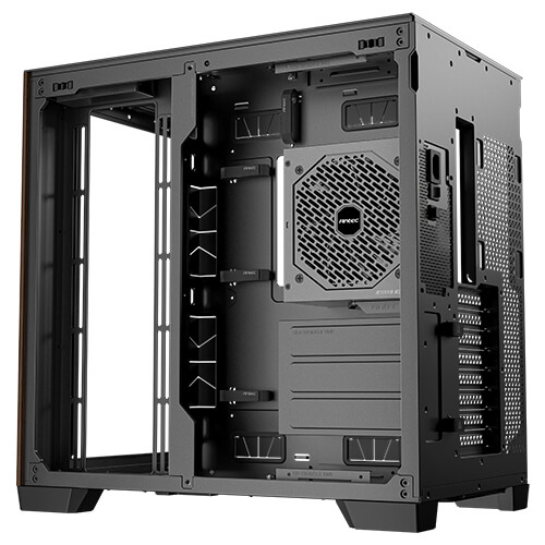 Geh Antec C8 Wood                        Full Tower  schwarz retail Datora korpuss