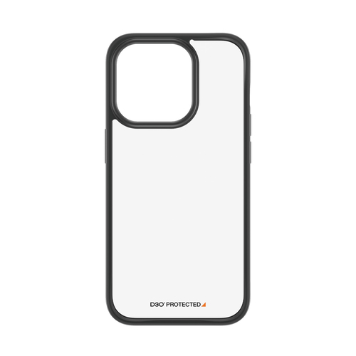 PanzerGlass ClearCase Beskyttelsescover Sort Gennemsigtig Apple iPhone 15 Pro Mobilais Telefons