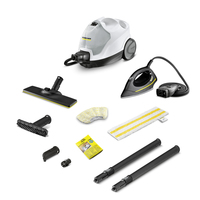 Karcher SC 4 EasyFix IRON Zylinder-Dampfreiniger 0,8 l 2000 W Schwarz - Weis (1.512-631.0) 4054278991542 robots putekļsūcējs