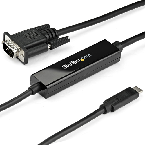 USB-C auf VGA Adapterkabel - 1m - 1920x1200 (CDP2VGAMM1MB) kabelis, vads