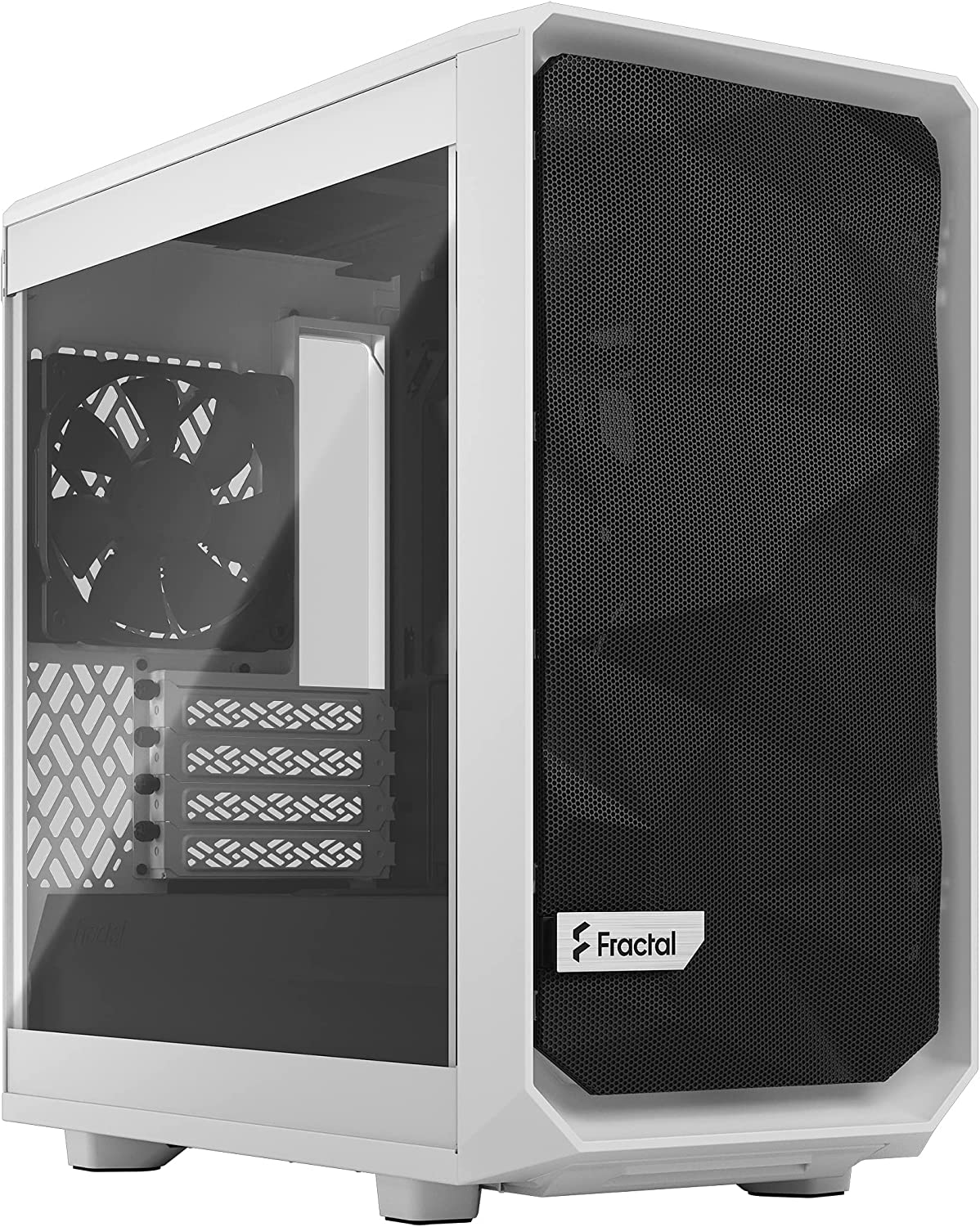 Fractal Design Meshify 2 Mini  White TG clear tint, mATX, Power supply included No Datora korpuss