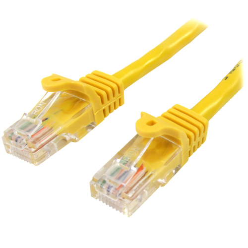 StarTech.com 1m Cat5e RJ45 UTP Netzwerkkabel Snagless - Cat 5e Patchkabel - G... adapteris