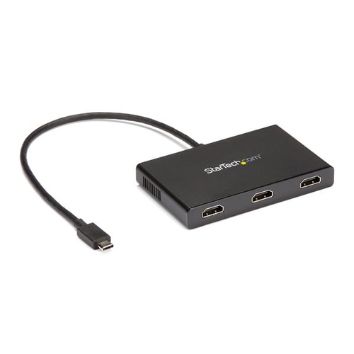 Stacja/replikator StarTech 3-PORT USB C TO HDMI MST HUB/ADAPTER - USB C MULTI MONITOR dock stacijas HDD adapteri