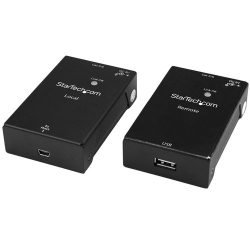 StarTech.com 1 Port USB 2.0 over Cat5 oder Cat6 Extender Kit - 50m (USB2001EXTV) karte