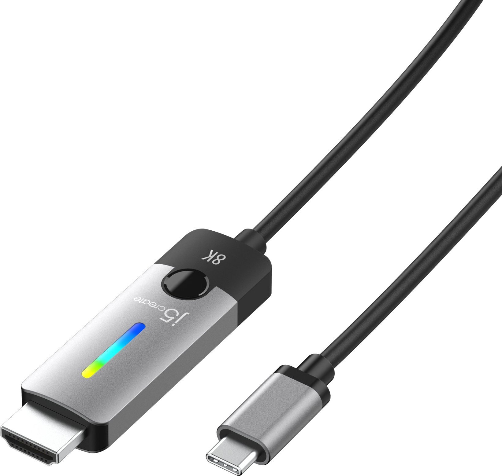 Adapter USB XXX_J5create j5create JCC157 1,79 m USB Type-C HDMI Czarny, Szary