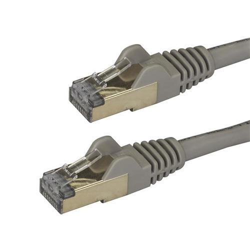 StarTech.com Cat6a Ethernet Kabel - geschirmt (STP) - 1m - Grau (6ASPAT1MGR) kabelis, vads