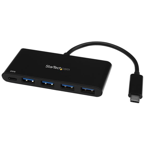 StarTech.com HB30C4AFPD USB 3.0 (3.1 Gen 1) Type-C 5000Mbit/s Schwarz Schnitt... karte