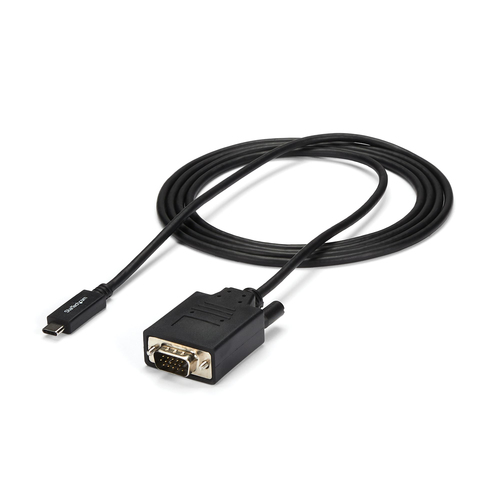 StarTech.com USB-C auf VGA Adapterkabel - 2m - 1920x1200 (CDP2VGAMM2MB) USB kabelis