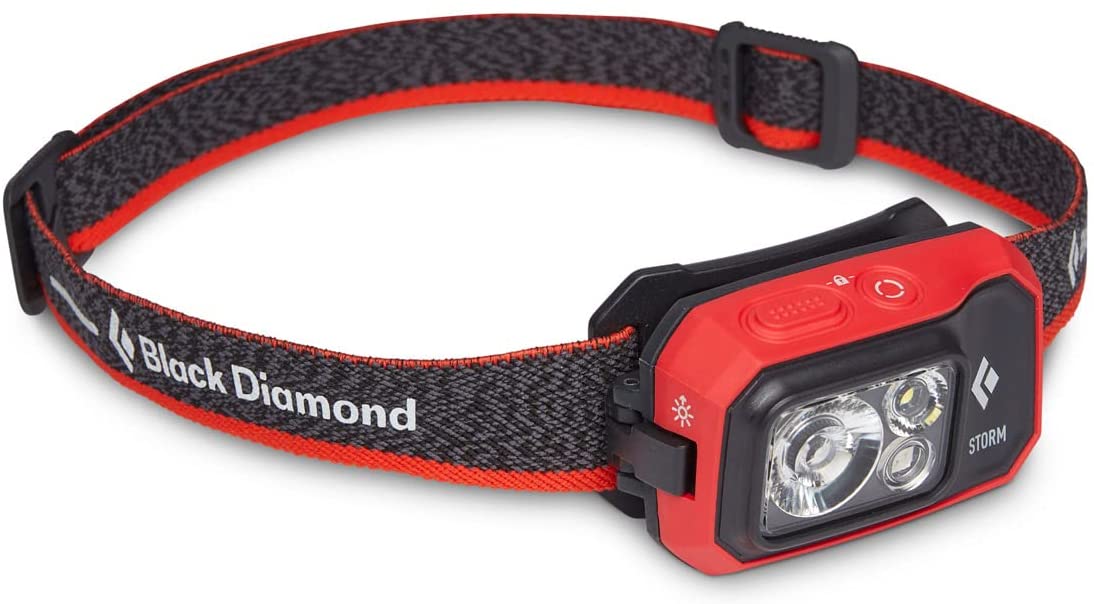 Black Diamond Storm 450 headlamp, LED light (orange) kabatas lukturis