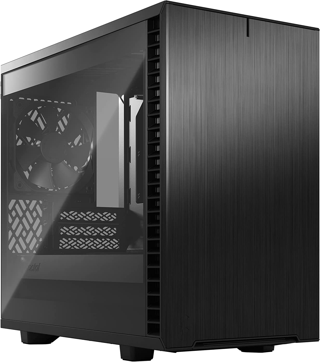 Fractal Design Define 7 Nano Black TG Light Tint, Mini ITX,  Mini-DTX, Power supply included No Datora korpuss