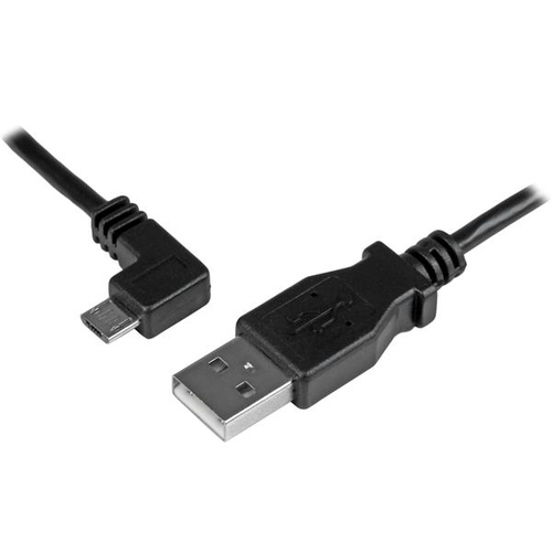 StarTech.com Micro USB Lade/Sync-Kabel - St/St - Micro USB linksgewinkelt - 1... adapteris