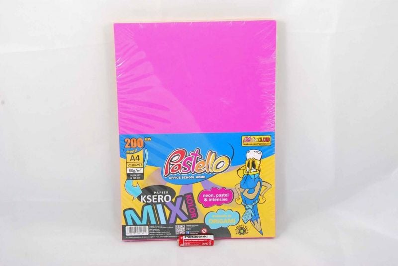 Pastello Papier ksero A4 80g mix kolorow 200 arkuszy AA700PTL (5902385951821) papīrs