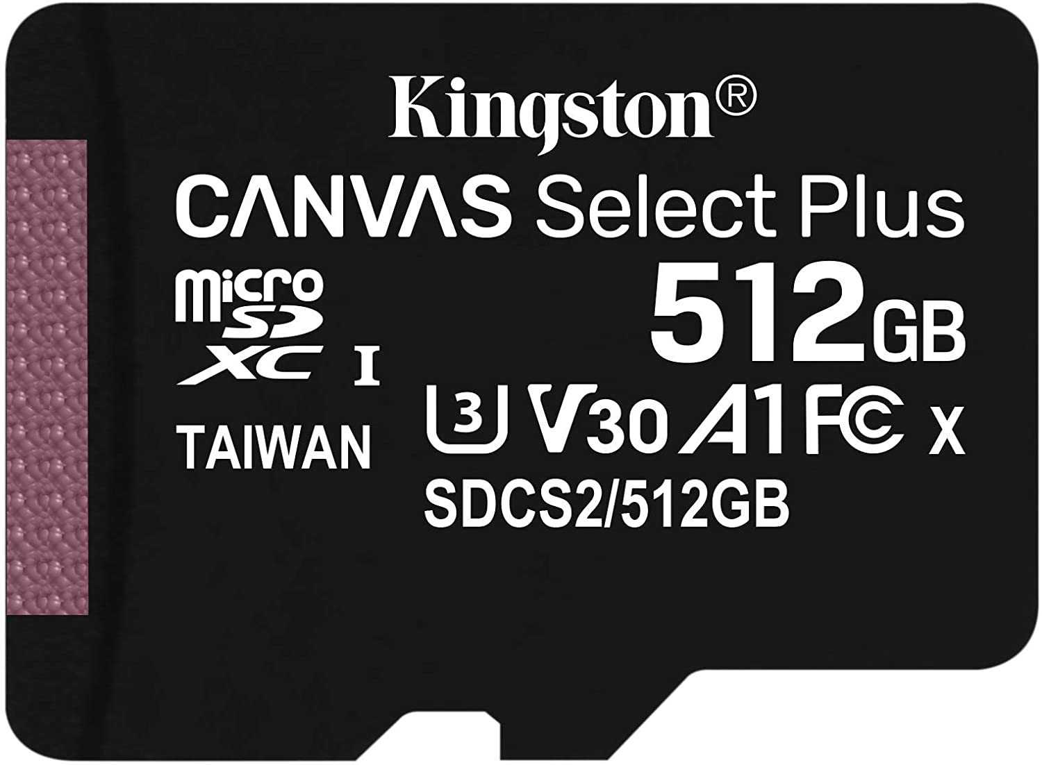 KINGSTON 512GB micSDXC Canvas Select ADP atmiņas karte