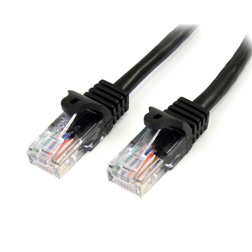 StarTech.com 7m Cat5e Ethernet Netzwerkkabel Snagless mit RJ45 - Schwarz (45P... kabelis, vads