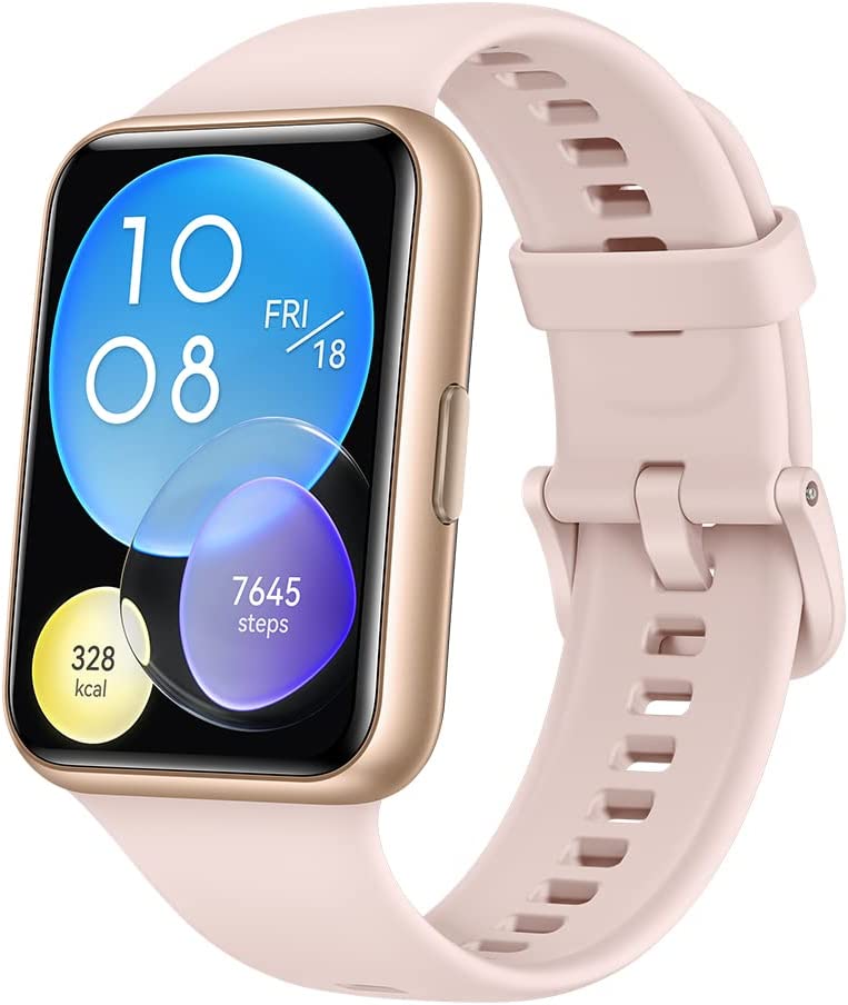 Huawei Watch FIT 2 Active Smartwatch (rose gold, sakura pink Silicone Strap) Viedais pulkstenis, smartwatch