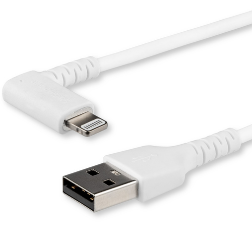 RUSBLTMM1MWR 1m abgewinkeltes Lightning- auf USB-Kabel - Robustes Apple MFi-z... adapteris