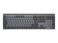 Logitech MX Mech Wireless Performance DE-Layout, Illuminated, graphite klaviatūra