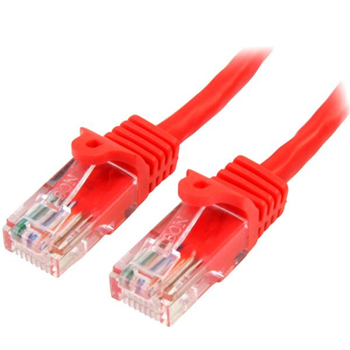 StarTech.com 10m Cat5e Ethernet Netzwerkkabel Snagless mit RJ45 - Rot (45PAT1... kabelis, vads