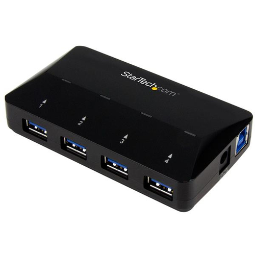 StarTech.com 4 Port USB 3.0 Hub plus dedizierter Ladeanschluss - 1 x 2.4 A Po... karte